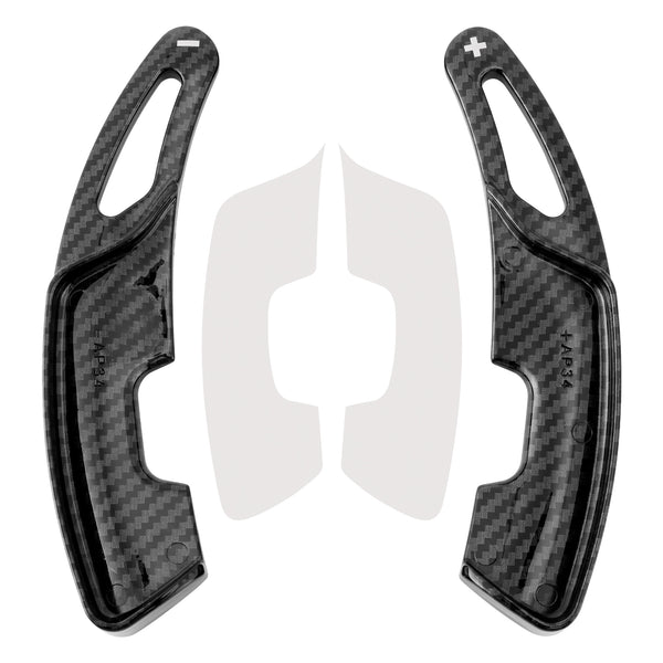 Carbon Look Steering Wheel Paddle Shifter Extension For Lexus RX NX