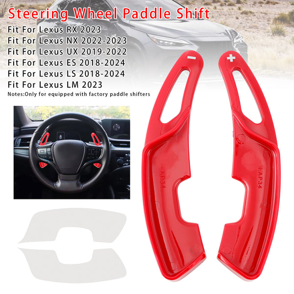 Carbon Look Steering Wheel Paddle Shifter Extension For Lexus RX NX