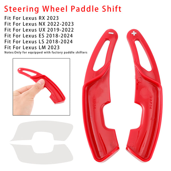 Carbon Look Steering Wheel Paddle Shifter Extension For Lexus RX NX