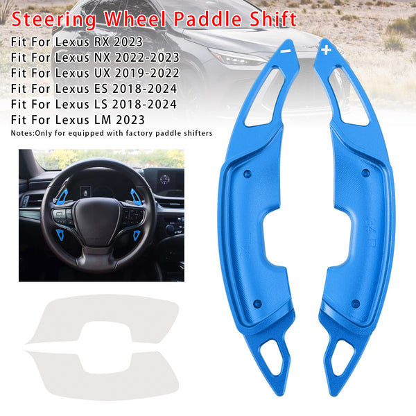 Carbon Look Steering Wheel Paddle Shifter Extension For Lexus RX NX