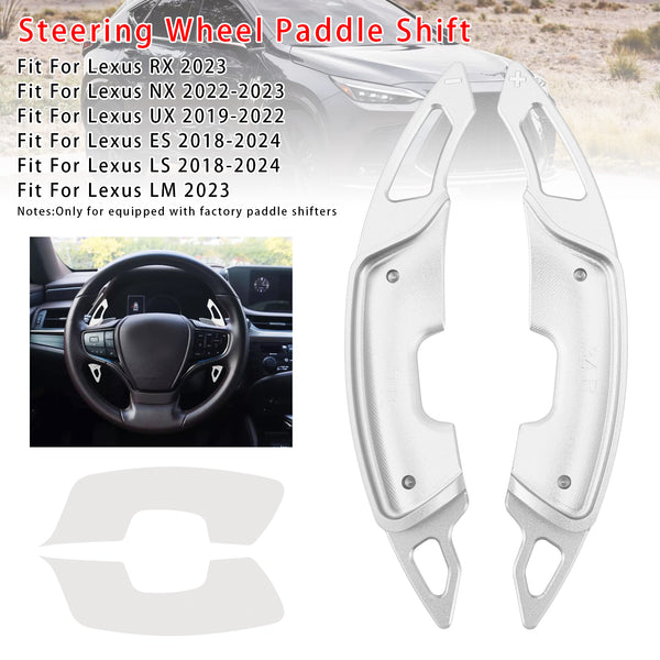 Carbon Look Steering Wheel Paddle Shifter Extension For Lexus RX NX