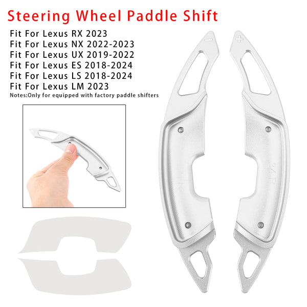Carbon Look Steering Wheel Paddle Shifter Extension For Lexus RX NX
