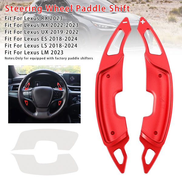 Carbon Look Steering Wheel Paddle Shifter Extension For Lexus RX NX