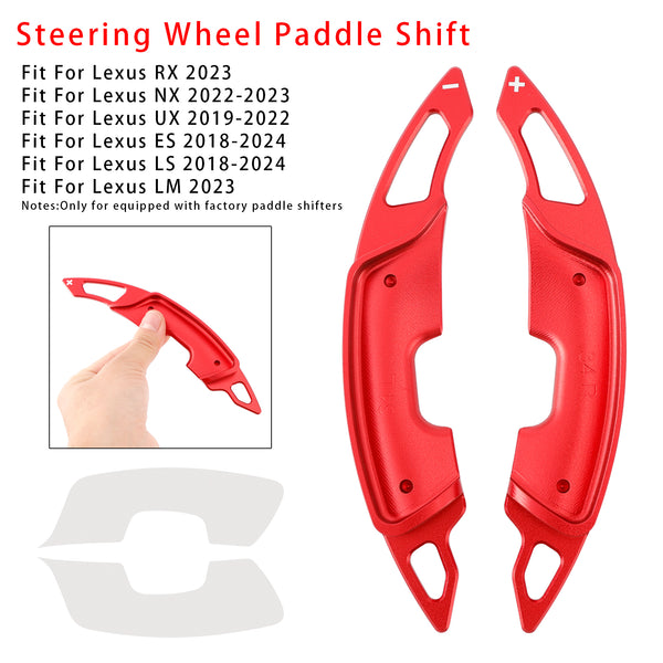 Carbon Look Steering Wheel Paddle Shifter Extension For Lexus RX NX