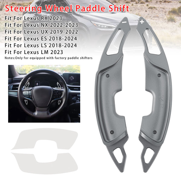 Carbon Look Steering Wheel Paddle Shifter Extension For Lexus RX NX