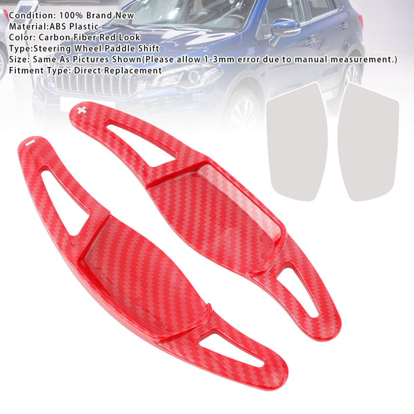 Carbon Look Steering Wheel Paddle Shifter Extension For Suzuki Swift Vitara