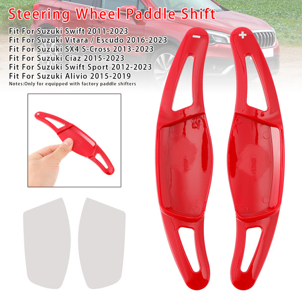 Carbon Look Steering Wheel Paddle Shifter Extension For Suzuki Swift Vitara