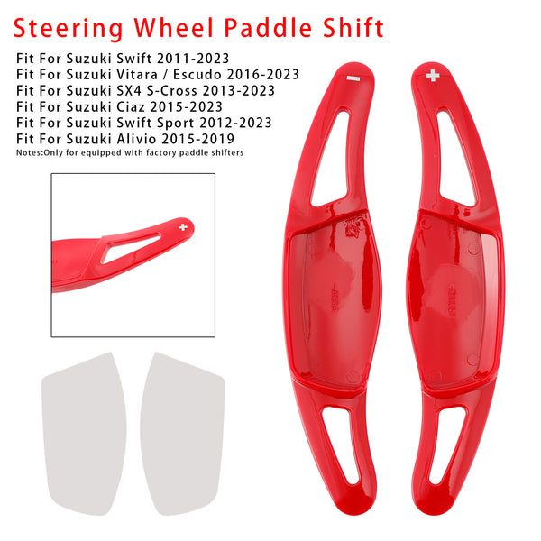 Carbon Look Steering Wheel Paddle Shifter Extension For Suzuki Swift Vitara