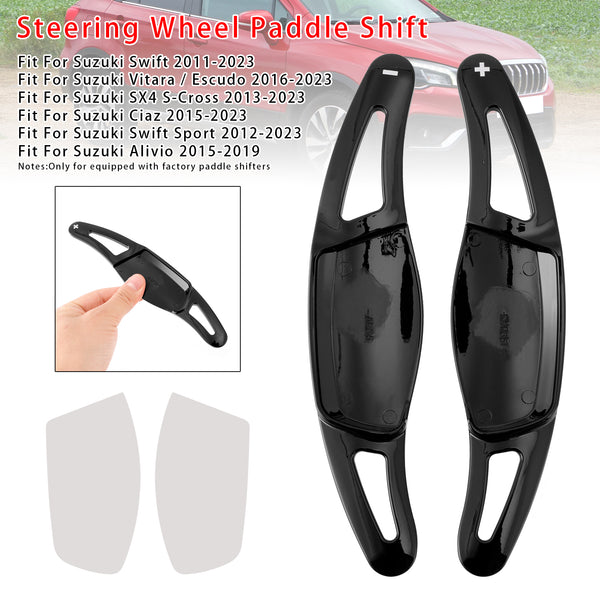 Carbon Look Steering Wheel Paddle Shifter Extension For Suzuki Swift Vitara