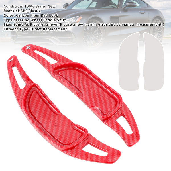 Carbon Look Steering Wheel Paddle Shifter Extension For Mercedes Benz AMG