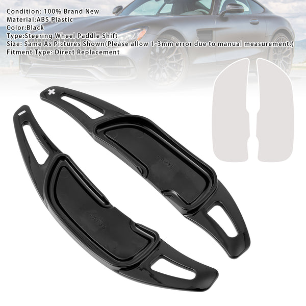 Carbon Look Steering Wheel Paddle Shifter Extension For Mercedes Benz AMG