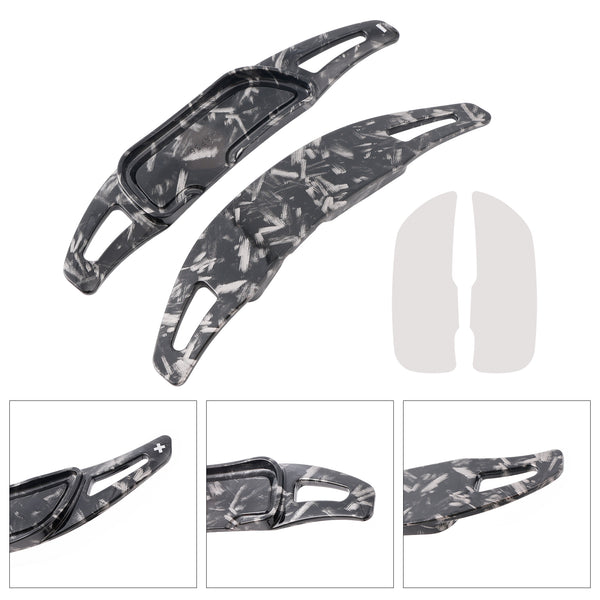 Carbon Look Steering Wheel Paddle Shifter Extension For Mercedes Benz AMG