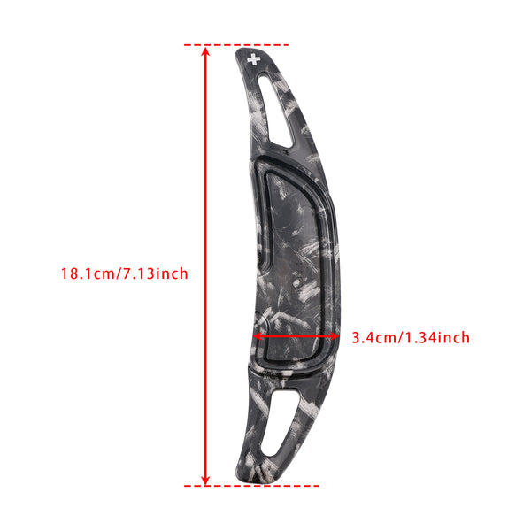 Carbon Look Steering Wheel Paddle Shifter Extension For Mercedes Benz AMG