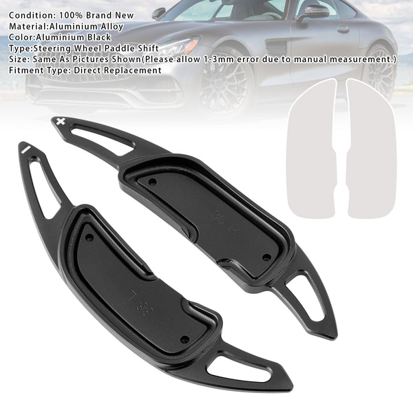 Carbon Look Steering Wheel Paddle Shifter Extension For Mercedes Benz AMG