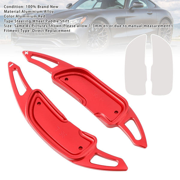 Carbon Look Steering Wheel Paddle Shifter Extension For Mercedes Benz AMG