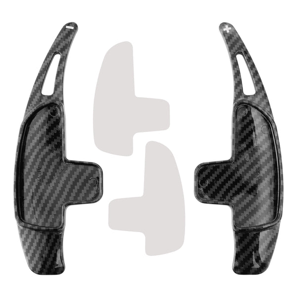 Carbon Look Steering Wheel Paddle Shifter Extension For Mercedes Benz AMG C63