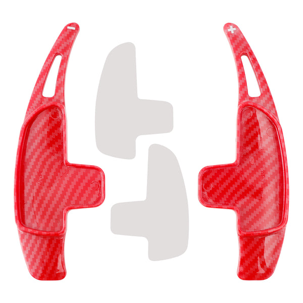 Carbon Look Steering Wheel Paddle Shifter Extension For Mercedes Benz AMG C63