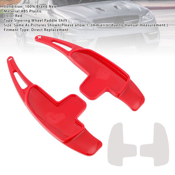 Carbon Look Steering Wheel Paddle Shifter Extension For Mercedes Benz AMG C63