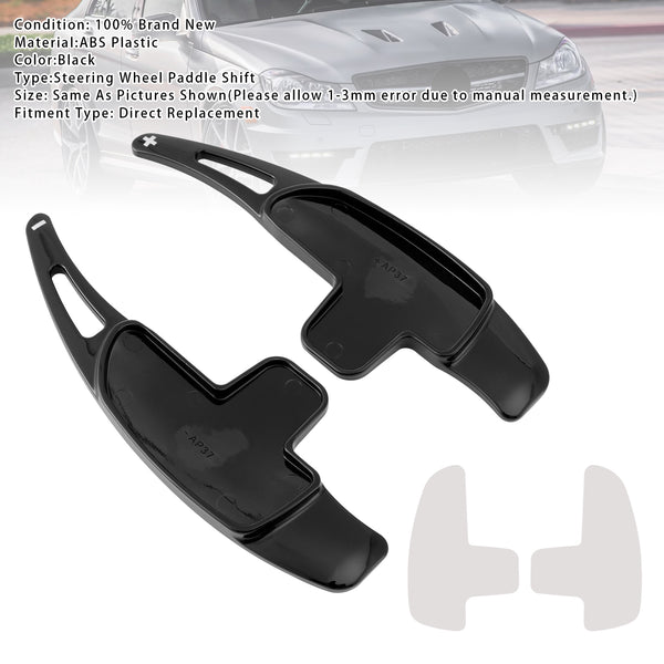 Carbon Look Steering Wheel Paddle Shifter Extension For Mercedes Benz AMG C63