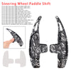 Carbon Look Steering Wheel Paddle Shifter Extension For Mercedes Benz AMG C63