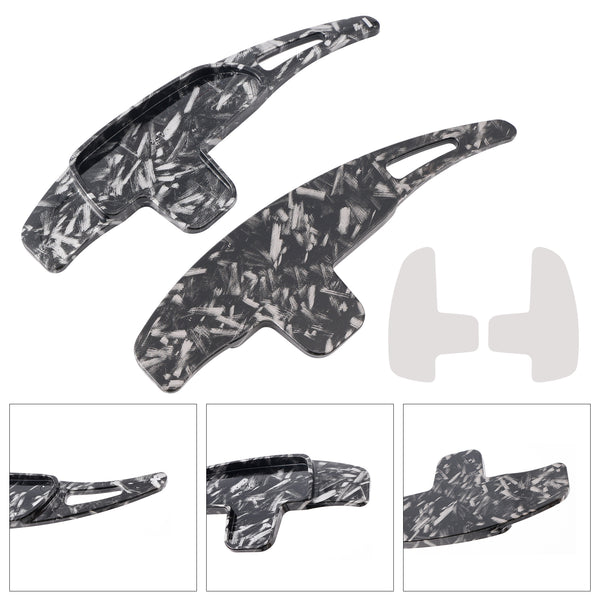 Carbon Look Steering Wheel Paddle Shifter Extension For Mercedes Benz AMG C63