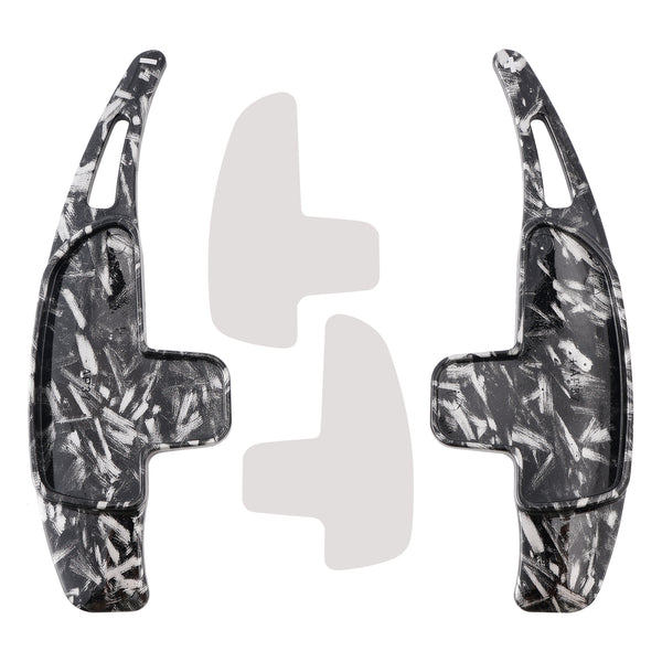 Carbon Look Steering Wheel Paddle Shifter Extension For Mercedes Benz AMG C63