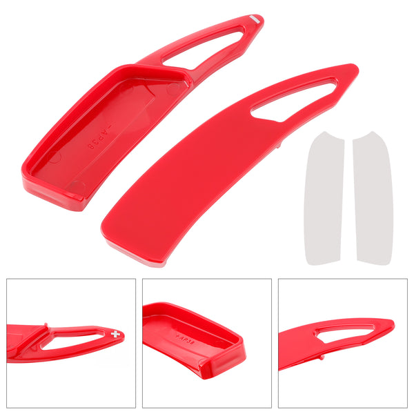 Carbon Look Steering Wheel Paddle Shifter Extension For Peugeot 17-23