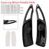 Carbon Look Steering Wheel Paddle Shifter Extension For Peugeot 17-23