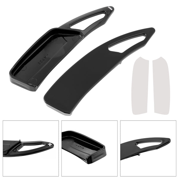 Carbon Look Steering Wheel Paddle Shifter Extension For Peugeot 17-23