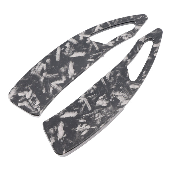 Carbon Look Steering Wheel Paddle Shifter Extension For Peugeot 17-23