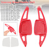 Carbon Look Steering Wheel Paddle Shifter Extension For Audi A3 A4 A6