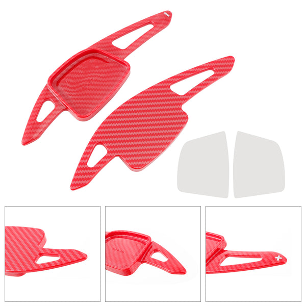 Carbon Look Steering Wheel Paddle Shifter Extension For Audi A3 A4 A6