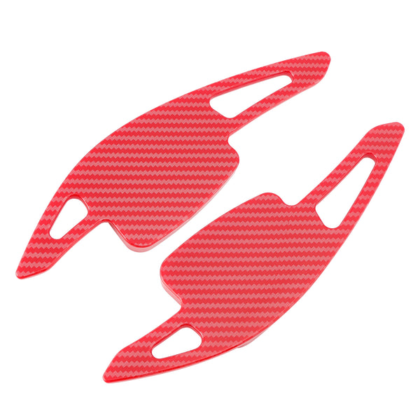 Carbon Look Steering Wheel Paddle Shifter Extension For Audi A3 A4 A6