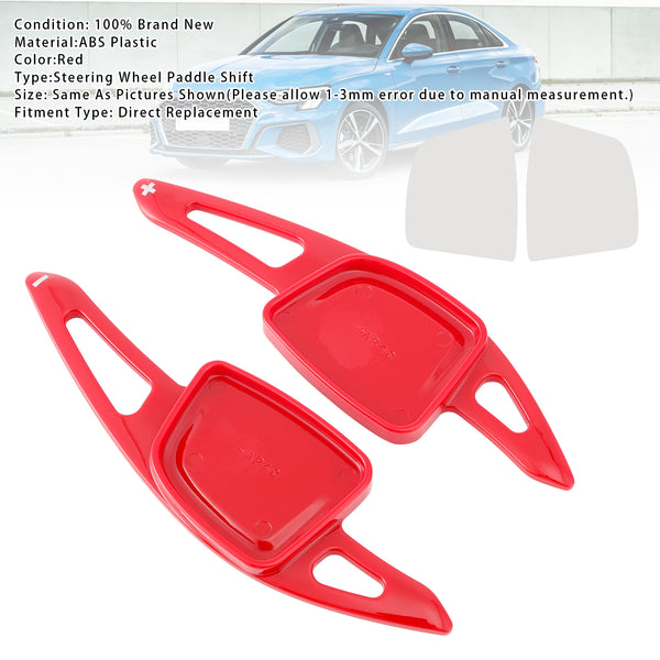 Carbon Look Steering Wheel Paddle Shifter Extension For Audi A3 A4 A6