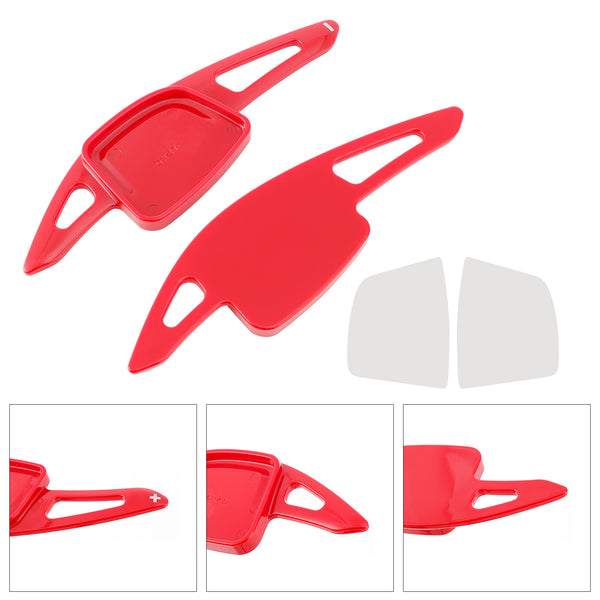 Carbon Look Steering Wheel Paddle Shifter Extension For Audi A3 A4 A6