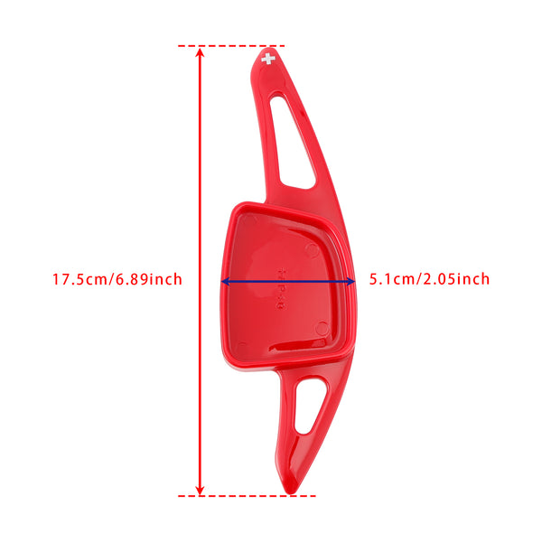 Carbon Look Steering Wheel Paddle Shifter Extension For Audi A3 A4 A6