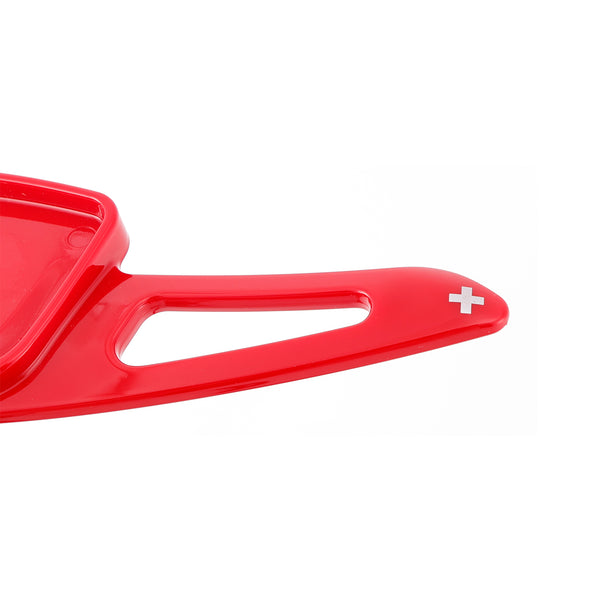 Carbon Look Steering Wheel Paddle Shifter Extension For Audi A3 A4 A6