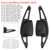 Carbon Look Steering Wheel Paddle Shifter Extension For Audi A3 A4 A6