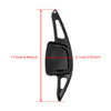 Carbon Look Steering Wheel Paddle Shifter Extension For Audi A3 A4 A6