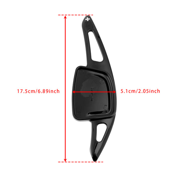 Carbon Look Steering Wheel Paddle Shifter Extension For Audi A3 A4 A6