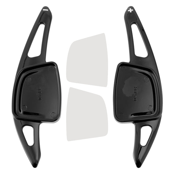 Carbon Look Steering Wheel Paddle Shifter Extension For Audi A3 A4 A6