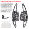 Carbon Look Steering Wheel Paddle Shifter Extension For Audi A3 A4 A6