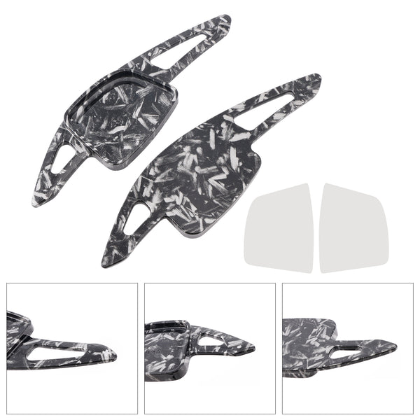 Carbon Look Steering Wheel Paddle Shifter Extension For Audi A3 A4 A6