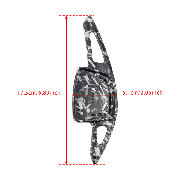 Carbon Look Steering Wheel Paddle Shifter Extension For Audi A3 A4 A6