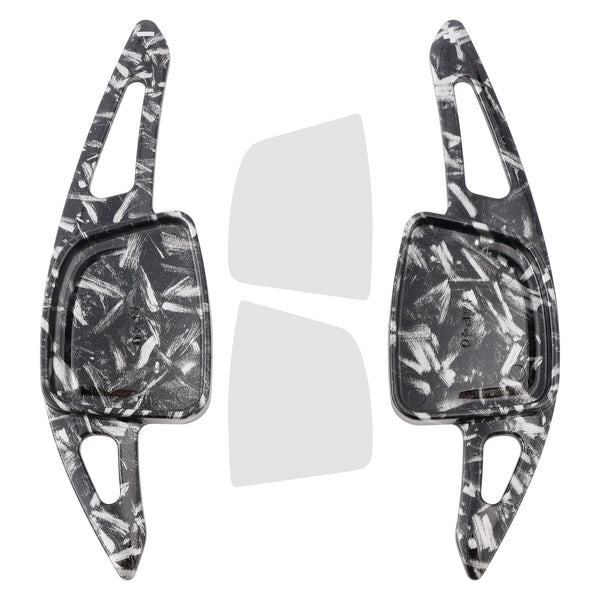 Carbon Look Steering Wheel Paddle Shifter Extension For Audi A3 A4 A6