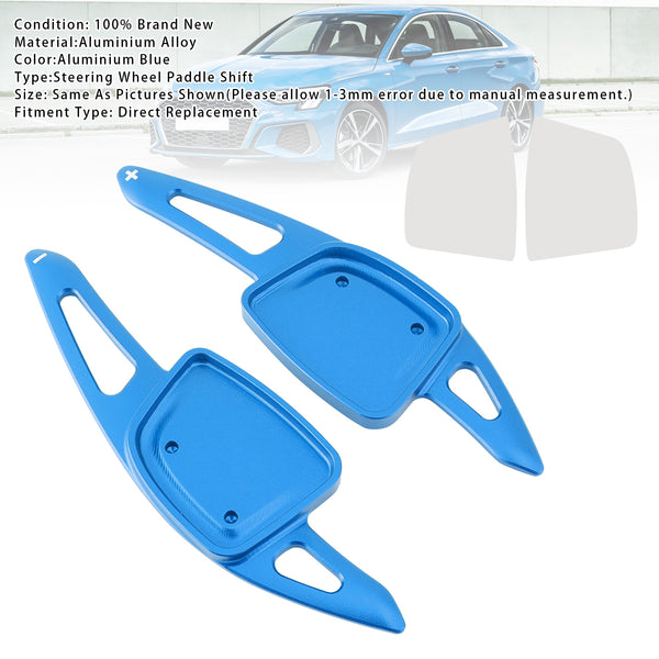 Carbon Look Steering Wheel Paddle Shifter Extension For Audi A3 A4 A6
