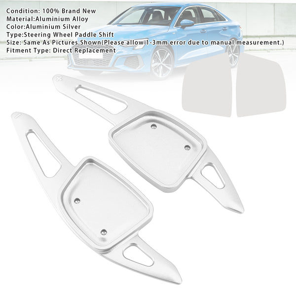 Carbon Look Steering Wheel Paddle Shifter Extension For Audi A3 A4 A6