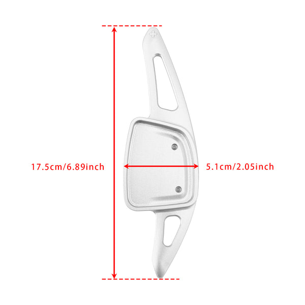Carbon Look Steering Wheel Paddle Shifter Extension For Audi A3 A4 A6