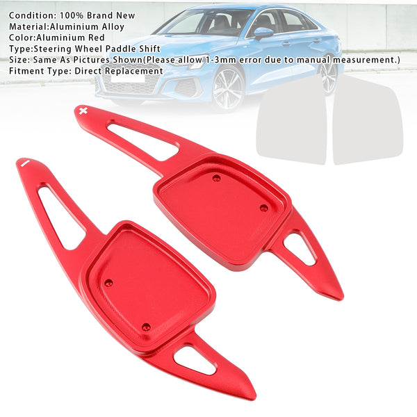 Carbon Look Steering Wheel Paddle Shifter Extension For Audi A3 A4 A6