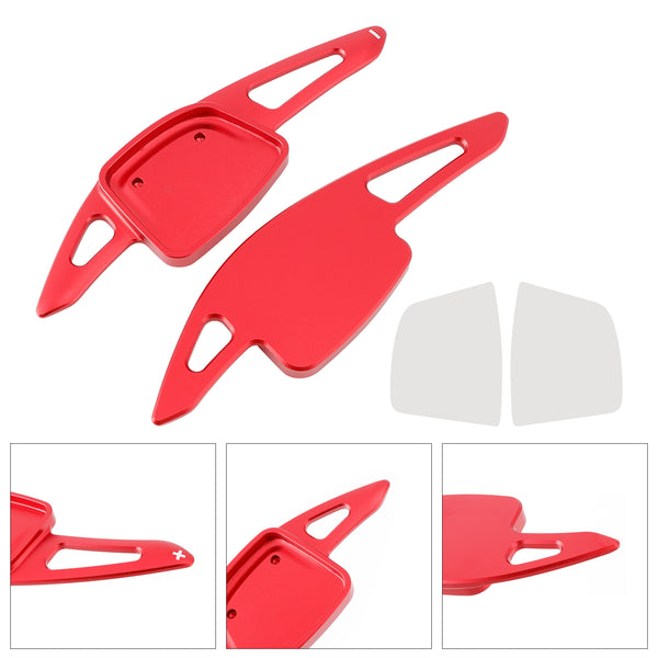 Carbon Look Steering Wheel Paddle Shifter Extension For Audi A3 A4 A6